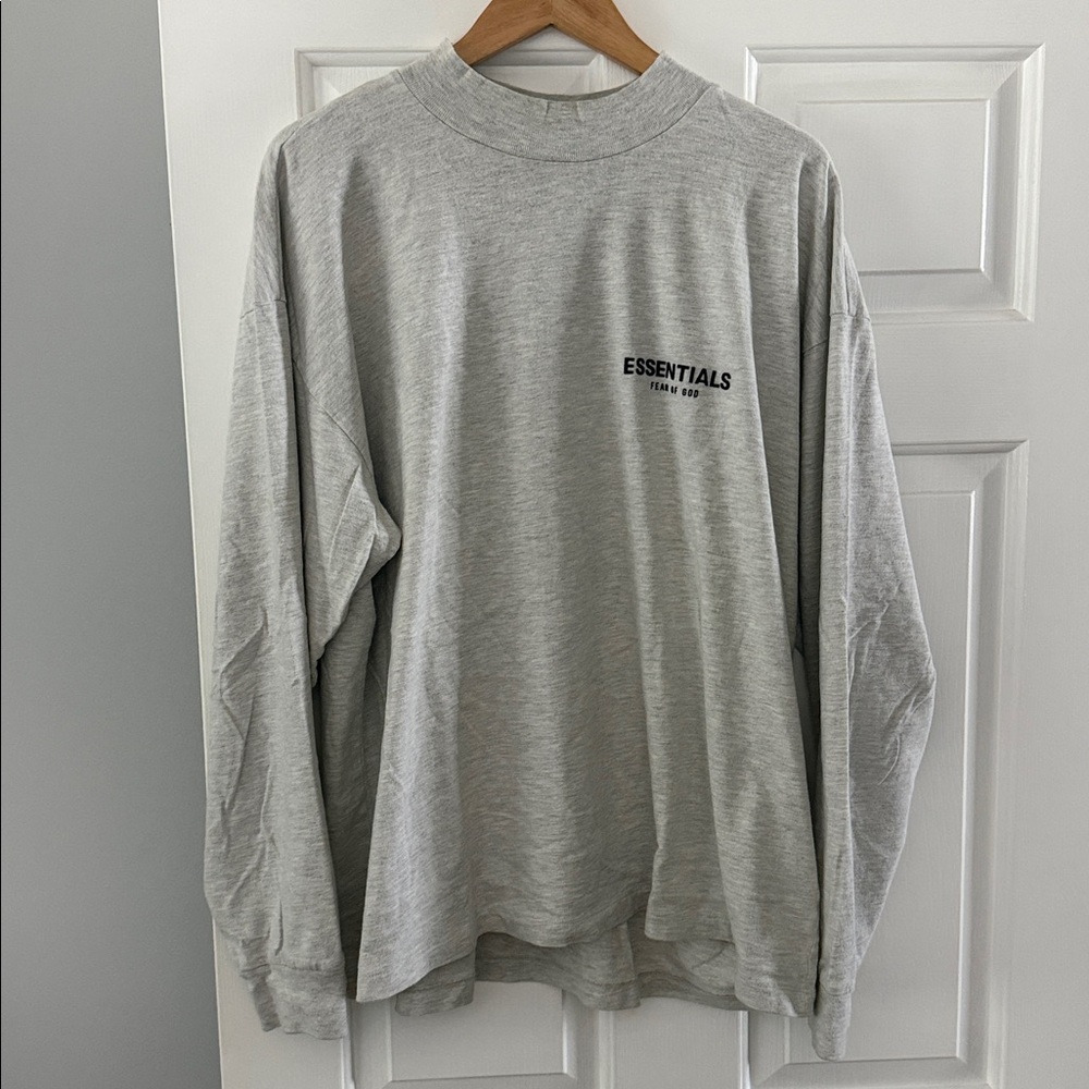 Essentials Heather Gray Crewneck Top